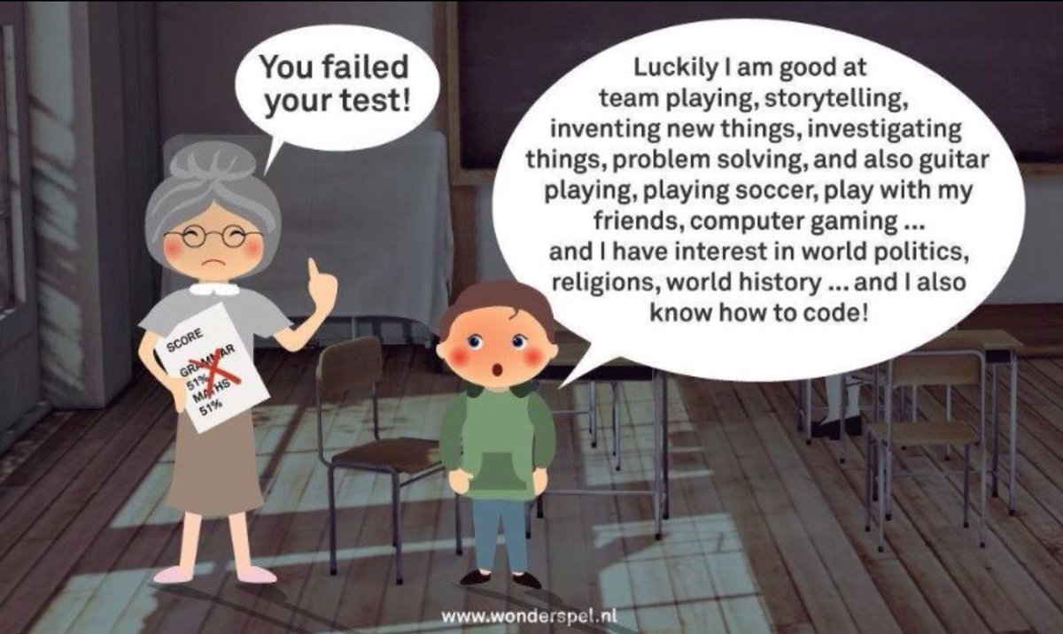 Gelukkig ben ik wel goed in...