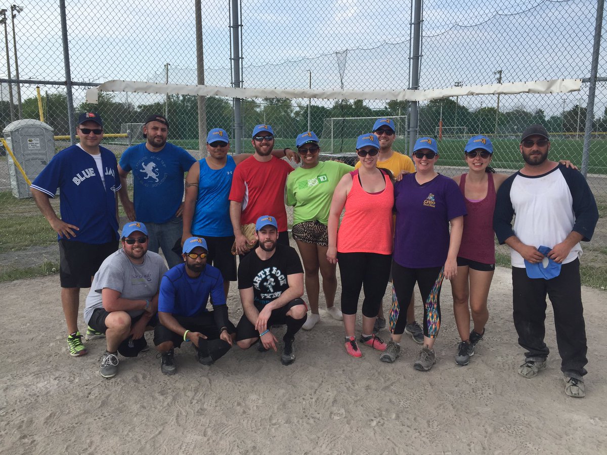 1st &amp; 2nd place teams Congrats @MBNA_Canada what a close game! Supporting a great cause! @TDCHEO_BASEBALL <a href="/PietroTD/">pietroborracci_td</a>