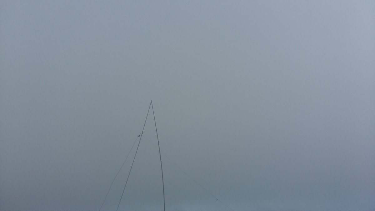 TF_IOTA_TOUR's tweet photo. Earlier today the 20m vertical pole snapped in the wind.  A quick fix and back on air soon. https://t.co/FgNbSGmKOH