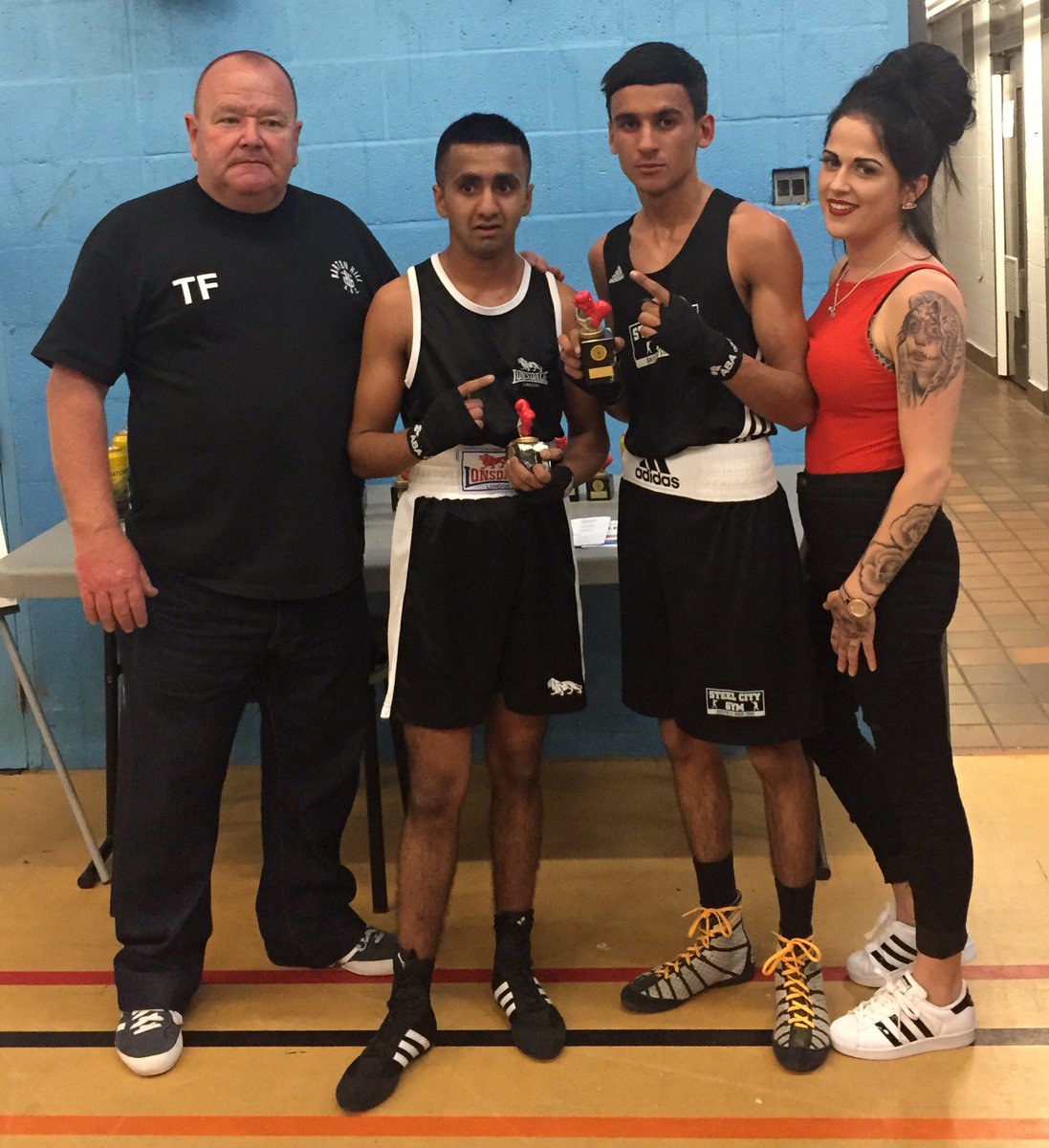 BartonHillABC's tweet photo. Saif of #SteelcityABC beat Umar of @BartonHillABC . All great fights tonight! #Bristol #BHABC #AmateurBoxing https://t.co/BRTaQ4KXGL