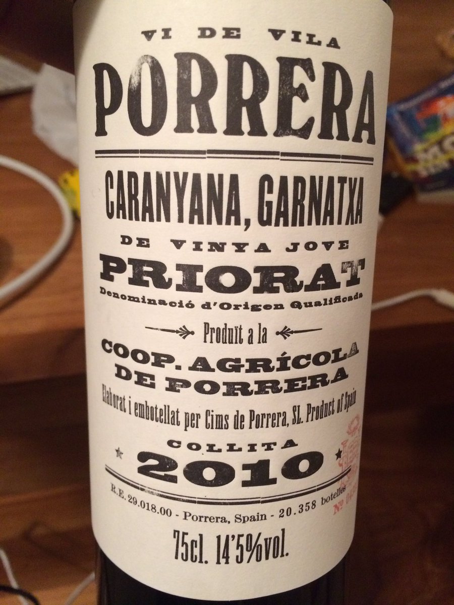 Un altre bon vi dels agermanats. <a href="/CimsdePorrera/">Cims de Porrera</a>