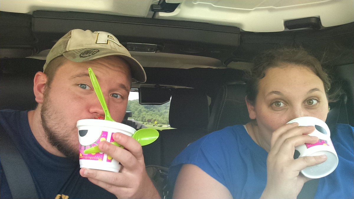 CoachCiocci's tweet photo. Saturday in Virginia with my fiancee and we find a #sweetfrog store...in heaven! #OLdream https://t.co/mshkOM2lNU