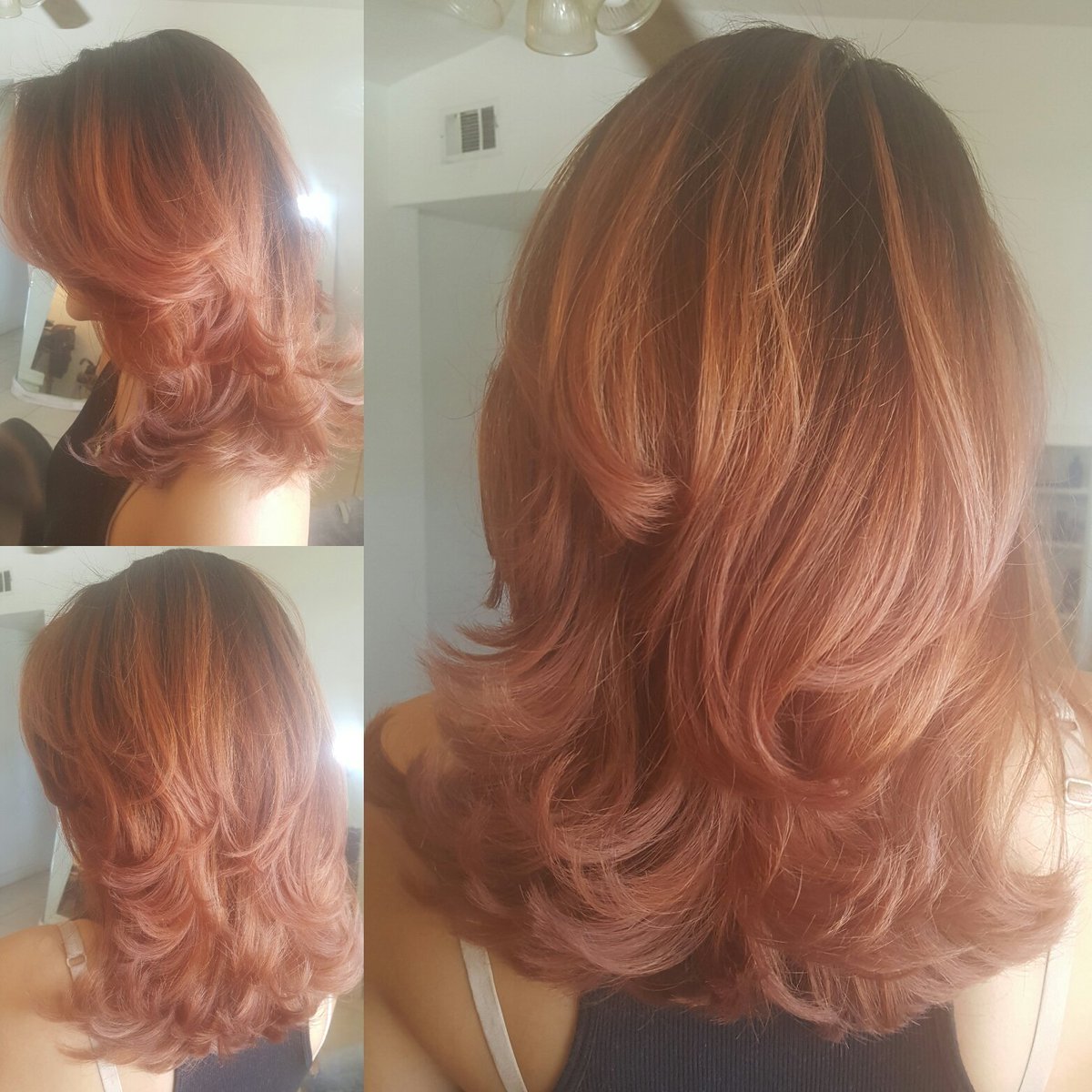 Beauty By Bueno On Twitter Rose Lavender Ash Blonde Balayage