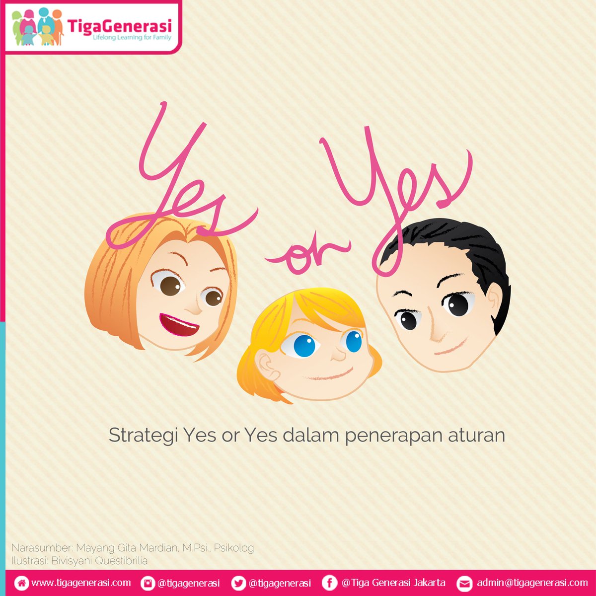 Yes or yes membantu anakdisiplin dgn tetap mempertimbangkan pilihan namun mmperkecil ruang anak untuk menolak aturan