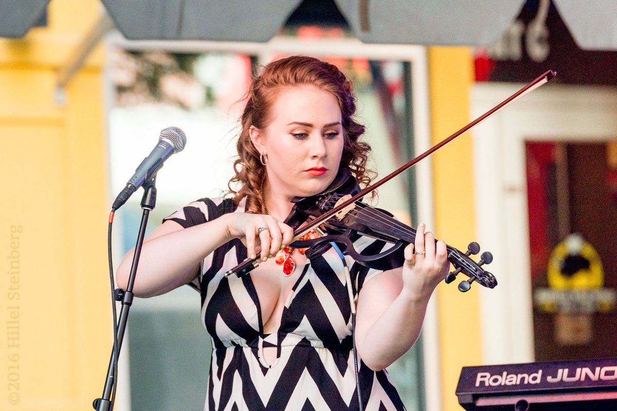 <a href="/MHandOrchestra/">M.H. & His Orchestra</a> Lady Viorii on Violin with M.H. &amp; His Orchestra @ the Hometown Holidays May 28th 2016 #LiftThemUp