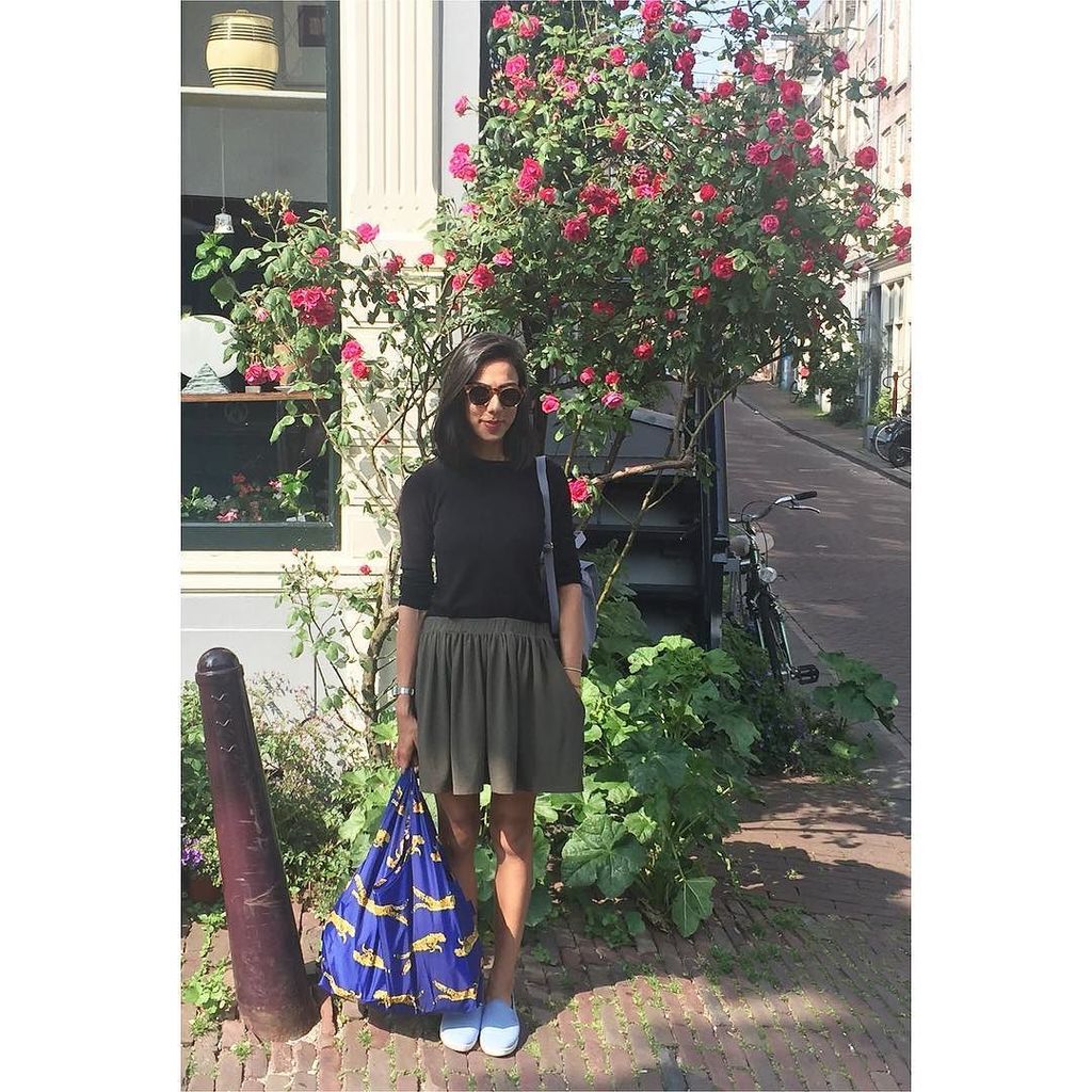 shagunt's tweet photo. That backdrop though 🌸❤️ #amsterdam #fashion #colorpop #turkishshoes #graphics #summerfash… https://t.co/xUA88f4S4u https://t.co/BcIRdgWK2z