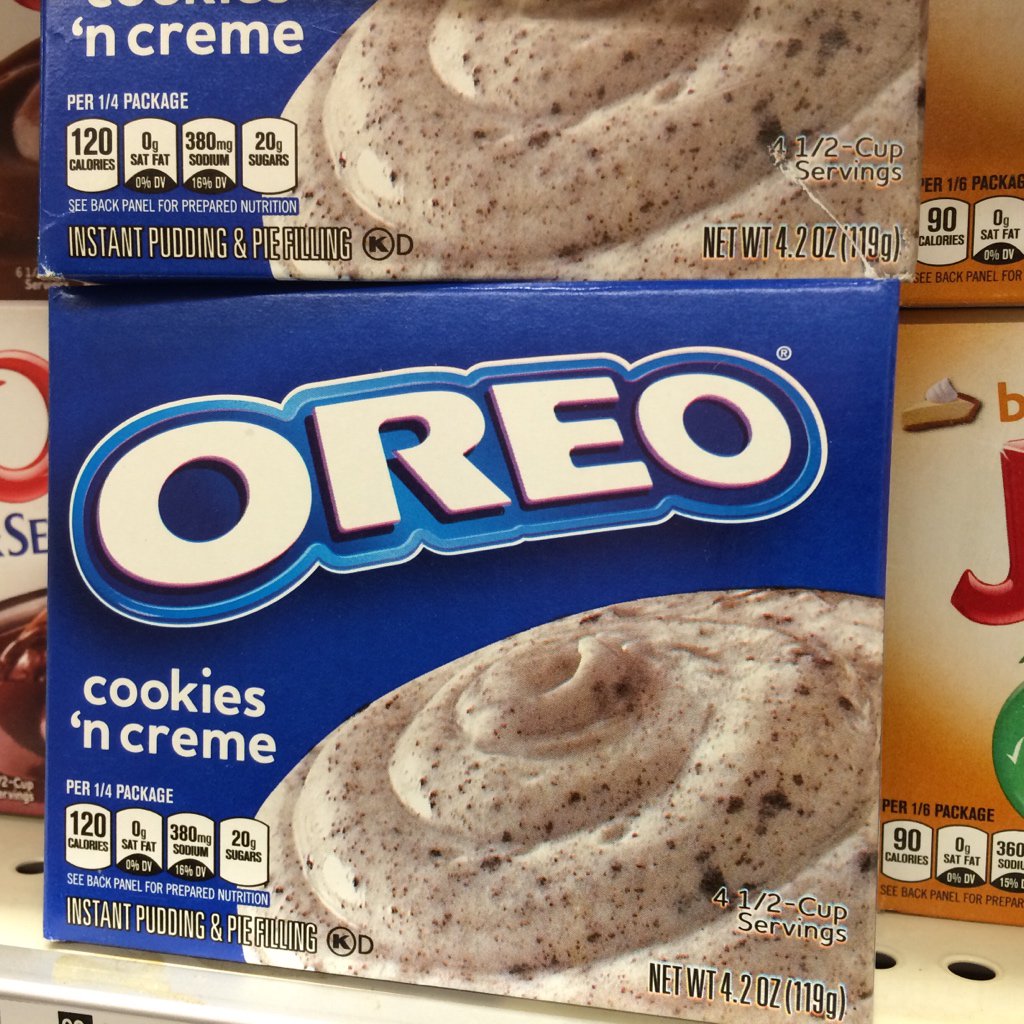 LineOreo's tweet image. Cookies and Cream Pudding. I’m out of control!