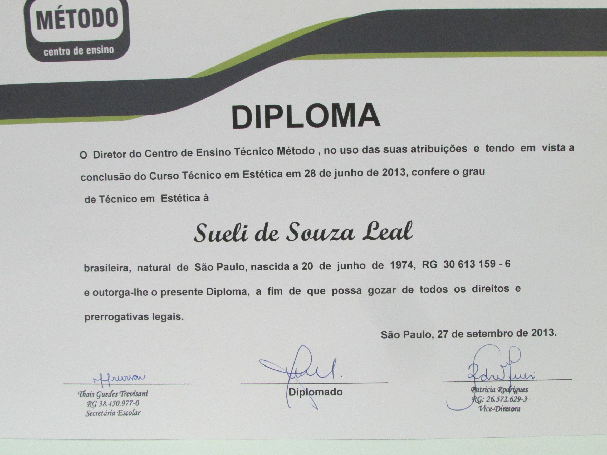 Diploma Estética