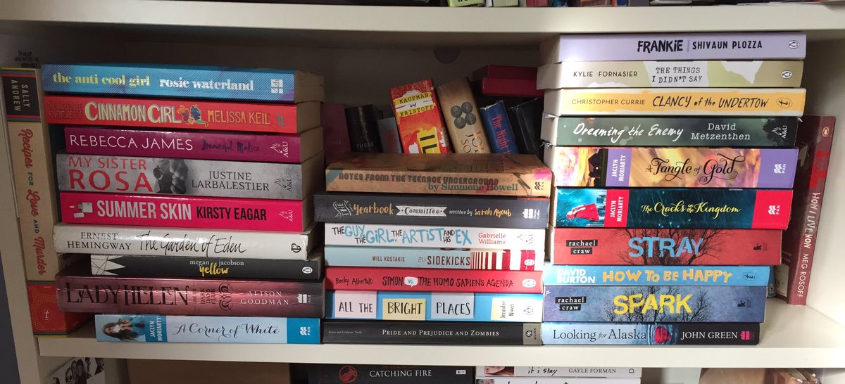 Miffta80's tweet photo. #bookshelfie #loveozya #bookchallenge2016 #yasquad2016 taking over my home library! https://t.co/MZtsun7gJI