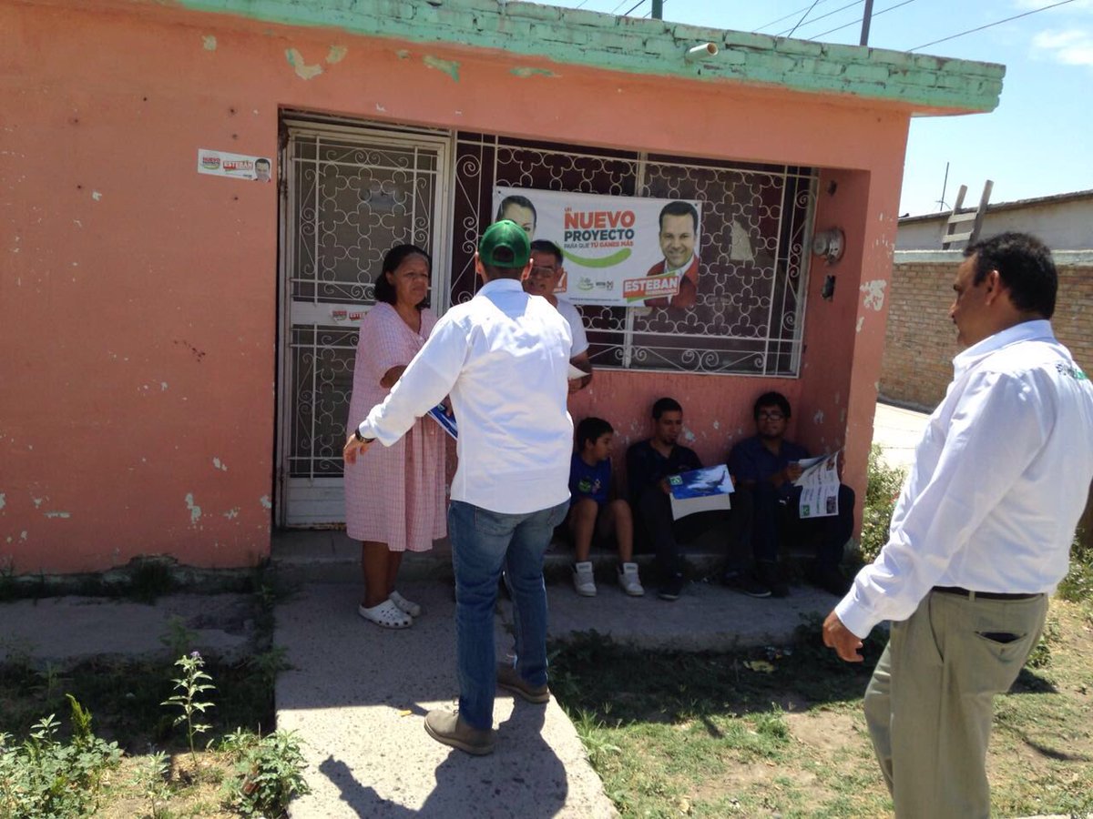 HiramBrahim's tweet photo. #GómezPalacio ya decidió @EVillegasV #Gobernador @LetyHerreraAle #Presidenta #VotaVerde #PartidoVerde #SiCumple https://t.co/8savz5ivUK