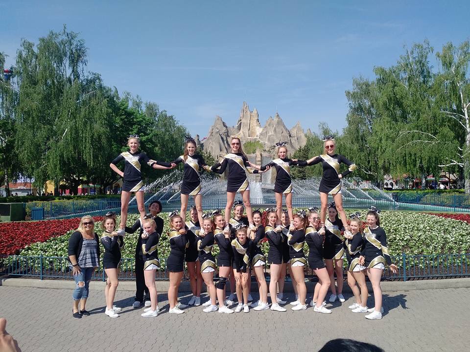 The <a href="/SpssCheerTeam/">Saints Cheerleaders</a> just took two more first places in stunt groups at the competition. That's 3 golds for <a href="/PVNCCDSB/">PVNCCDSB</a>
