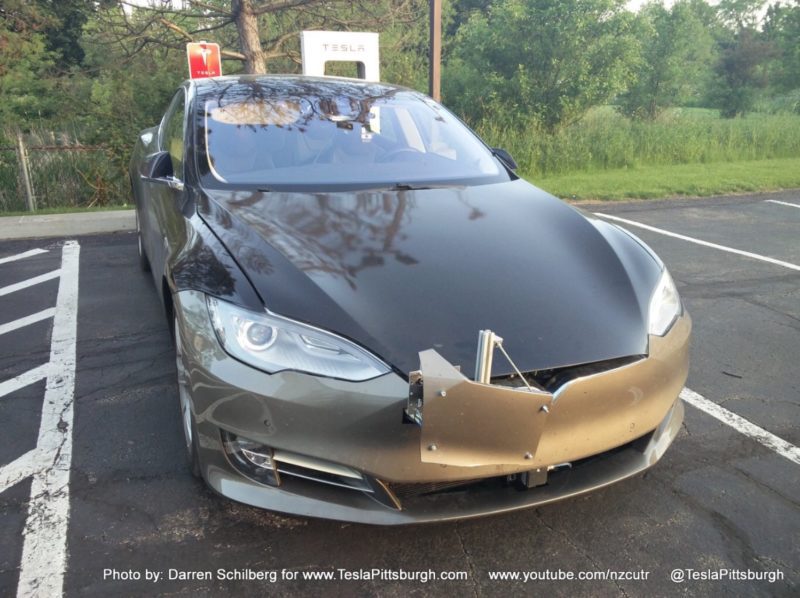 EV_Solution_Now's tweet photo. Tesla Autopilot Hardware Suite 2.0 Spotted On Test-Mule? (Pics) https://t.co/tYcu8KeCUj #EV https://t.co/7D9z8NoSVb