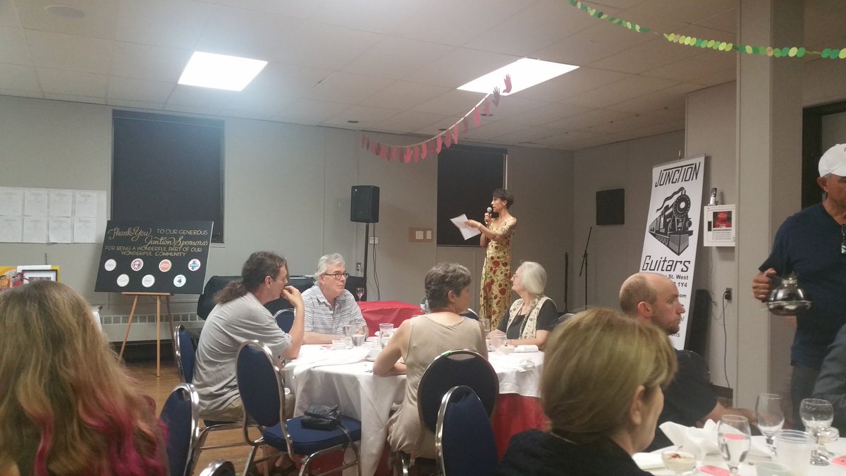 viraniarif's tweet photo. At #functioninthejunction tonight , connecting w/ neighbours.Congrats to @JunctionRA for organizing! @junction_bia https://t.co/GKsOQg11bM