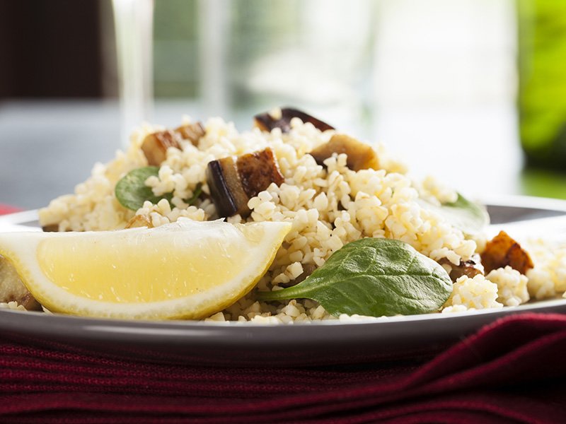 A pilaf #recipe with more fiber &amp; protein. bit.ly/21ibVYk #healthyliving