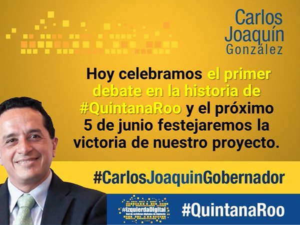 _NotasDirectas_'s tweet photo. Notas Directas!: RT ABIMAELCRUZ: #CarlosJoaquinGobernador  el verdadero cambio para #Quint… https://t.co/CahqjC… https://t.co/22eBMUpNhO