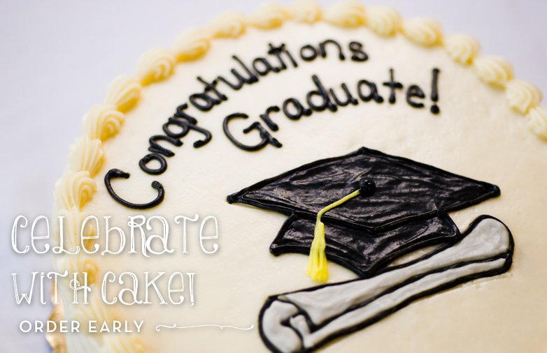 Graduation is in full swing around here!  Get your orders in early!!