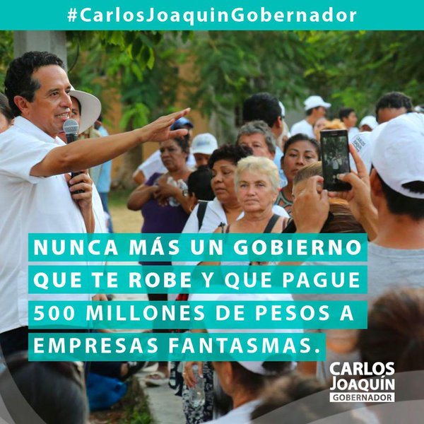_NotasDirectas_'s tweet photo. Notas Directas!: RT CarlosJoaquin: Nunca más, un gobierno que te robe y que pague 560 millones de pesos a empresas … https://t.co/TEnByOOkwI