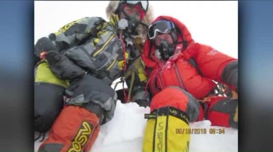 fox13's tweet image. Utahn says Friday the 13th his 'luckiest day' after summiting Mount Everest on third attempt via.fox13now.com/CEisN