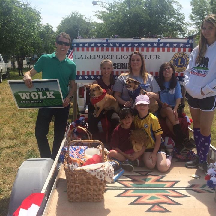 dan_wolk's tweet photo. Busy day in #AD4 Memorial Day parade in Lake County and precinct walking in American Canyon and Napa! #Wolk4Assembly https://t.co/hLIvy3BQq4