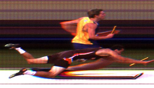 TickerTiming's tweet photo. Dive for the win in the Boys 3A 4x400 https://t.co/Ohr2HckWDY