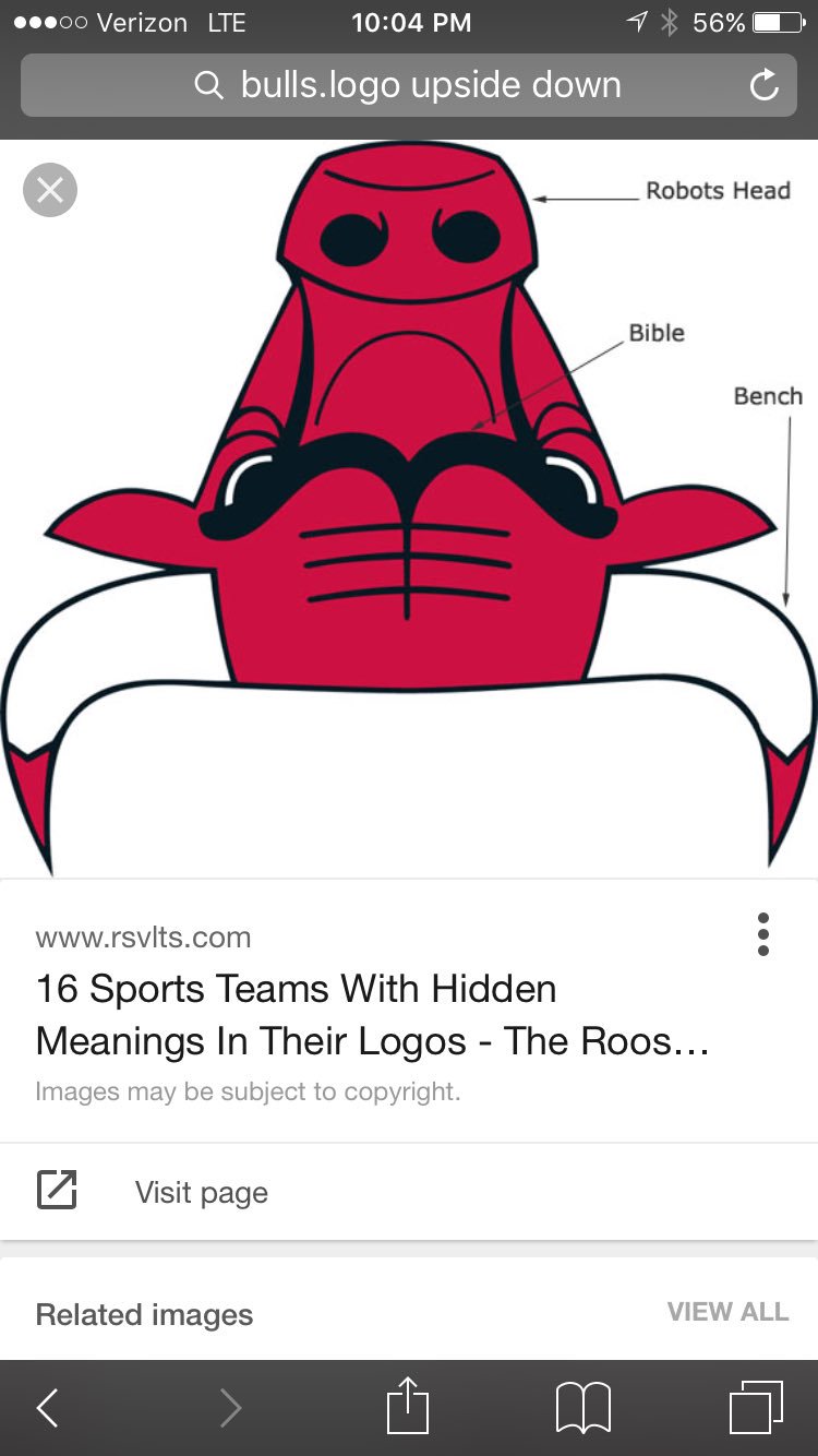 bemærkning Forespørgsel åbning Tracy Wolfson on Twitter: "DYK if you turn the Chicago Bulls logo upside  down it's a robot reading on a park bench #whatdidyougoogletoday?  https://t.co/DvfEDaFM8g" / X