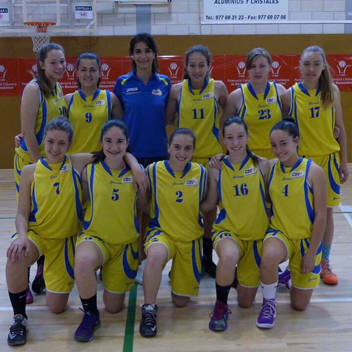 CadetF de @myriam_7_ i @ruubio11  ahir van participar al CTCadetF vs Calafell, pero no va possible.