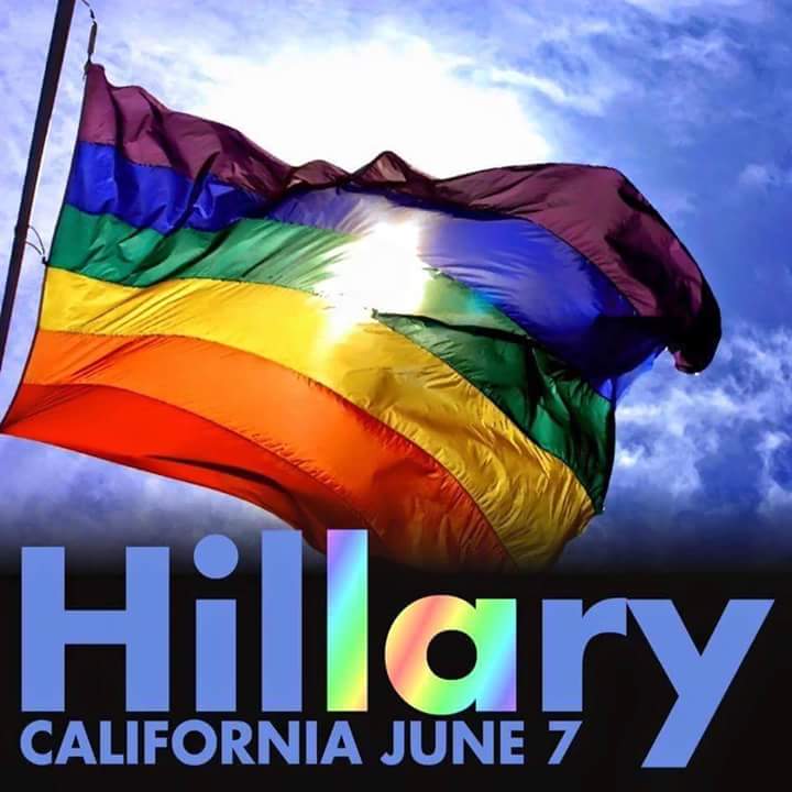 woodstiff's tweet photo. @HillaryClinton #LGBTforHillary #transforHillary #OutForHer #ImWithHer #CAPrimary #CaliforniaforHillary #vote https://t.co/DczGR1KA3h