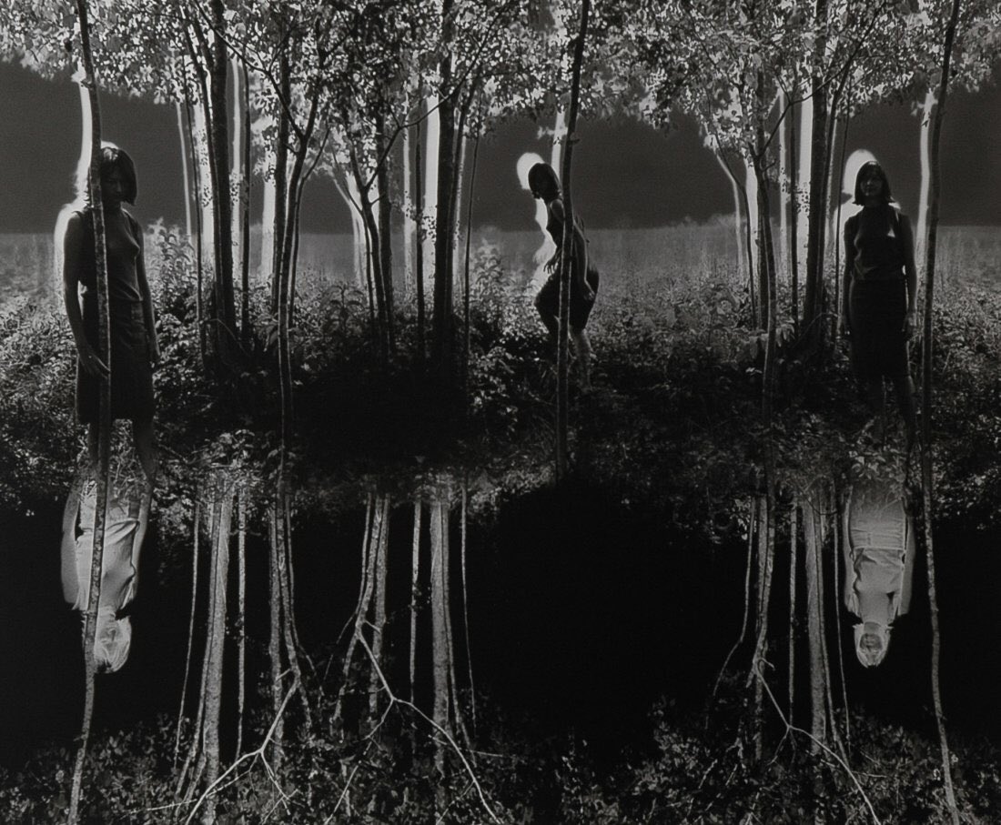 Jerry Uelsmann #photography Small Woods Were I Met Myself, 1967