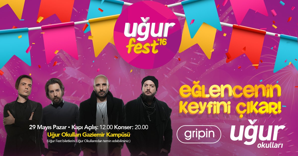 Sınav stresine birebir, #UğurFest2016 hazır mısın? #FestivaleGel