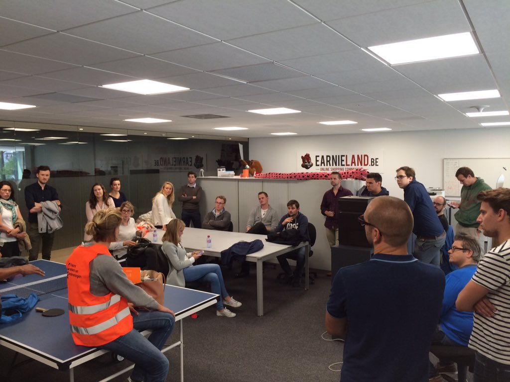 Libarosoftware's tweet image. De jonge ondernemers van @VOKA_bryo kwamen vandaag op bezoek om te luisteren naar ons verhaal.