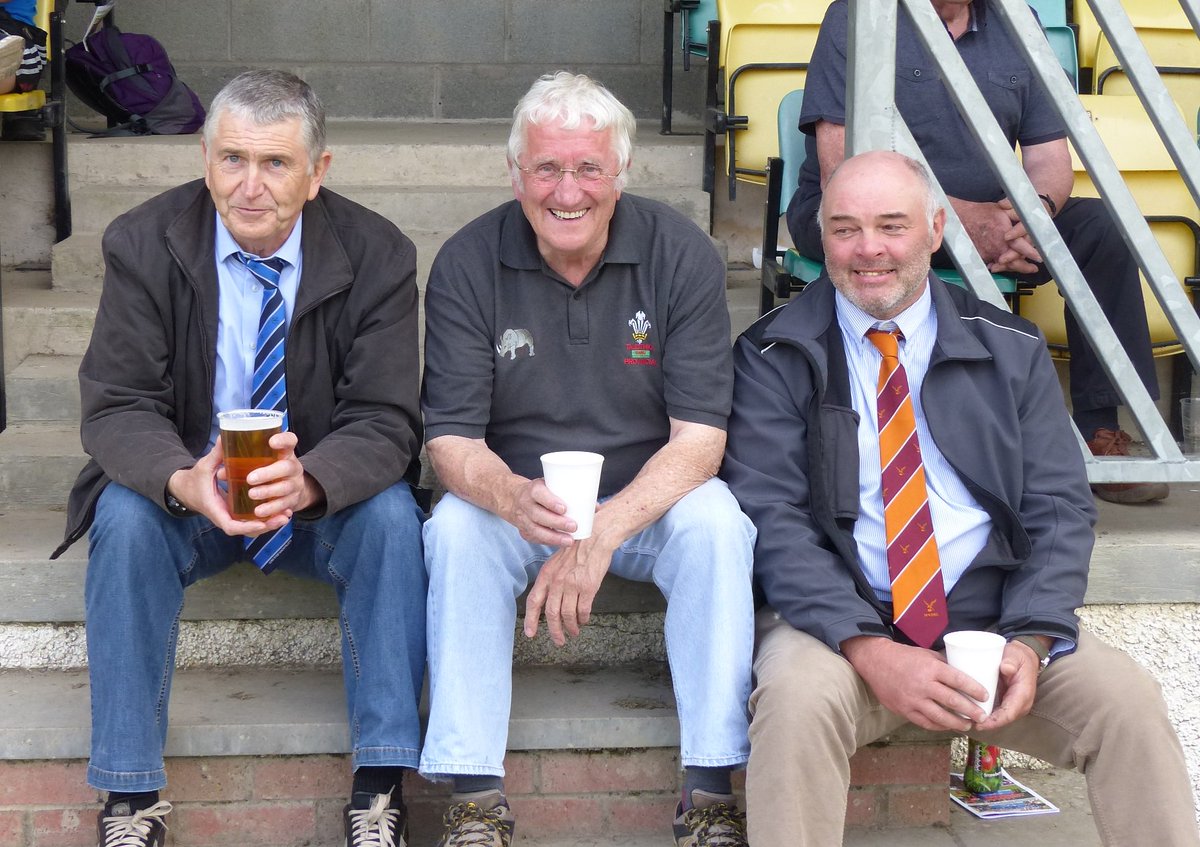 MidWalesRugby's tweet photo. Great to see these three Mid Wales legends going down memory lane yesterday at Finals Day at @LlanidloesRFC https://t.co/TRXUa9JjVY