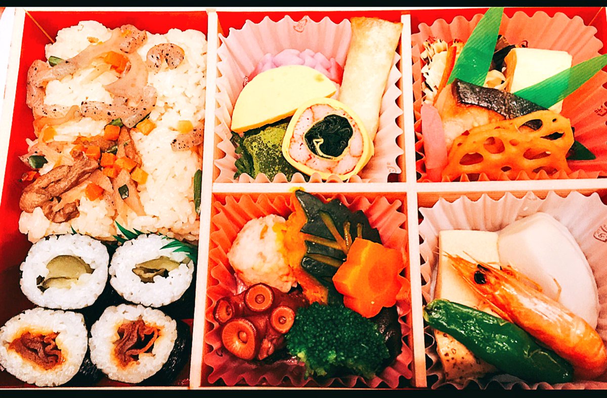 Kom 新歌舞伎座 幕の内弁当 食べ納め 個人的にはこれが一番美味しかったかな