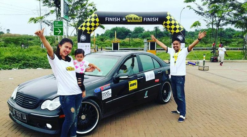 STARADIO1073's tweet photo. Wow ini dia salah satu peserta yg sudah finish! @MBClubINA #MBClubINA #FunRally https://t.co/wYL4Gu3FUW
