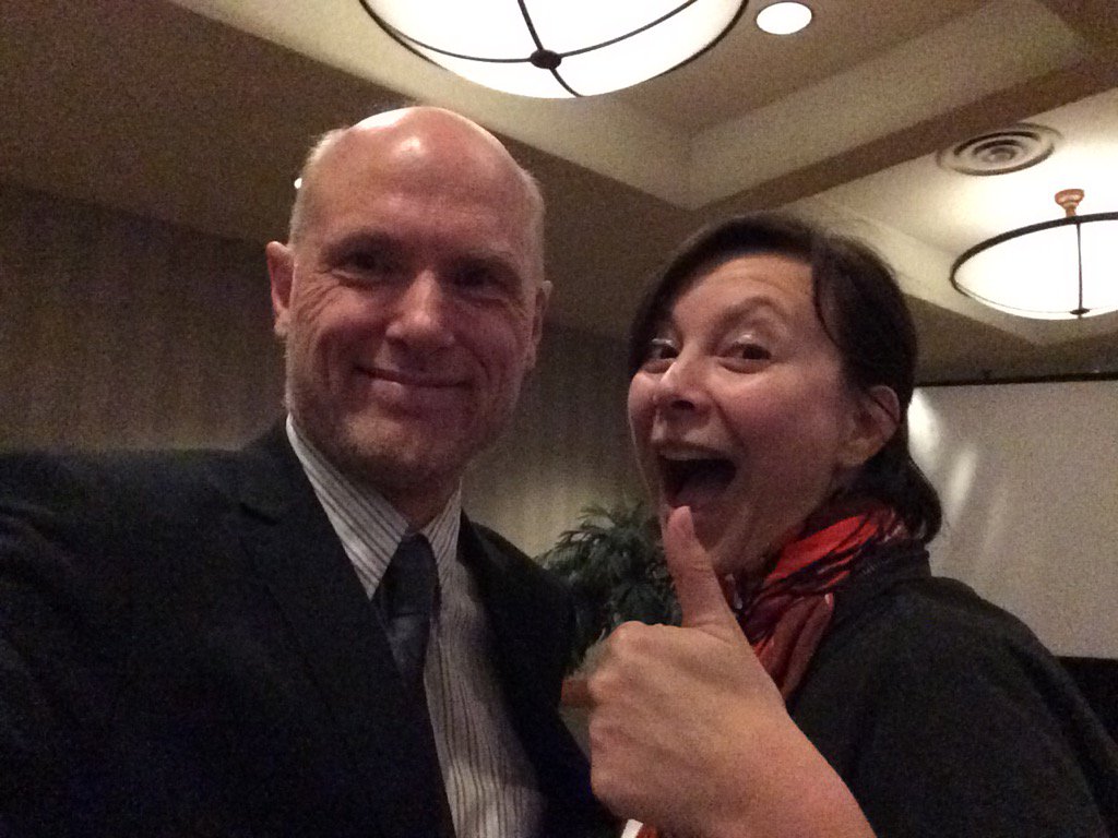Fvjones's tweet photo. Hanging out with @ukings colleague @tailleurt at #CAJ16. https://t.co/2Pog5l1soj