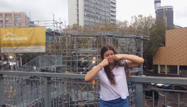 MyJCBxx's tweet photo. When you walk past the dismantled Pop Up Globe 😢 @PopupGlobe https://t.co/8aOmZUQo6C