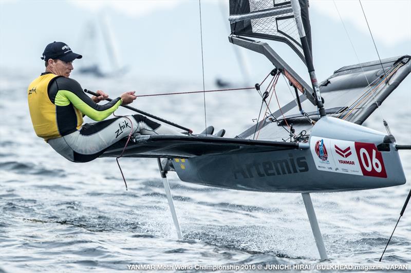 Huge congratulations to <a href="/paulgoodisongbr/">Paul Goodison</a> , the new International Moth World Champion! <a href="/mothworlds/">Moth Worlds</a> #mothworlds16