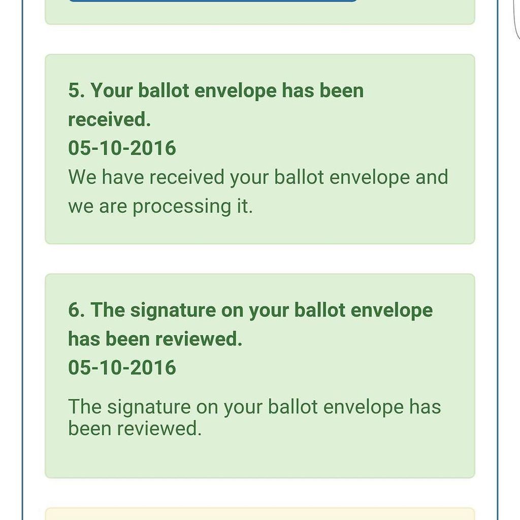 BayArea4Bernie's tweet photo. Omg My ballot actually does have online tracking! https://t.co/65vjNlLA5H
#BayAreaForBernie #sf4bernie #Cali4Bern… https://t.co/8m4lg2lSM4