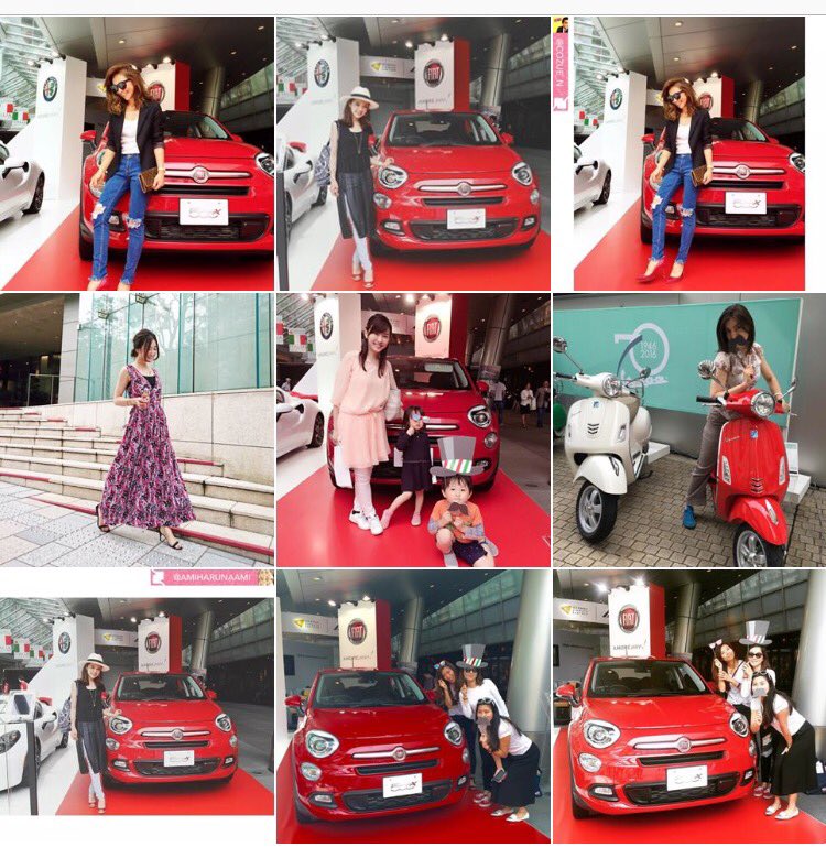 Amore mio! <a href="/ItaliaTokyo2016/">Italia, amore mio!</a> たくさんの方に来ていただいて、嬉しいです！ <a href="/mamagirl_jp/">mamagirl（ママガール）</a> とコラボのMs.FIATキャンペーンもご応募ください。 fiat-m.jp/sp/campaign/ms…