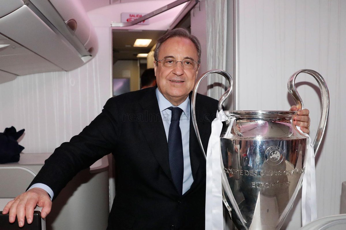 realmadriden's tweet photo. 😍🏆✈

We came home with #LaUndecima!

#HalaMadrid https://t.co/ePEUW7Bl4a