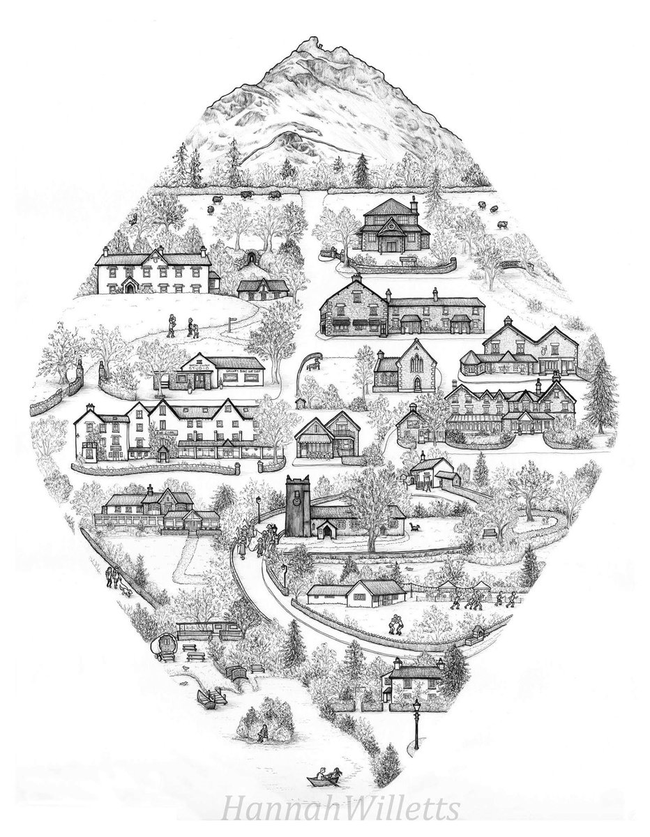 'Beside the Lake, beneath the trees-Grasmere' #grasmere #lakedistrict #cumbria #wordsworth #lionandthelamb #daffodil