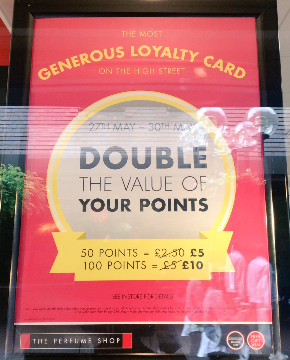 gayenf1's tweet photo. ✨ Come to #EnfieldStore &amp; redeem double value of points this #bankholidayweekend only!!✨ @PalaceShopping @TPSPeople https://t.co/dBToqIAQ9M