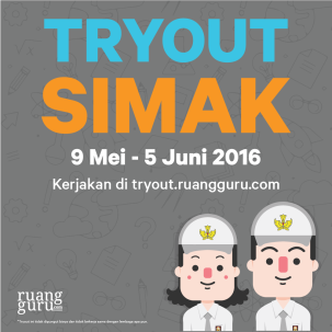 KampusUpdate's tweet photo. Siap-siap buat SIMAK yuk! Latihan soalnya di @ruangguru dengan klik https://t.co/0XR6BqQ5YC #SIMAK2016 https://t.co/Wa1fSfSSum