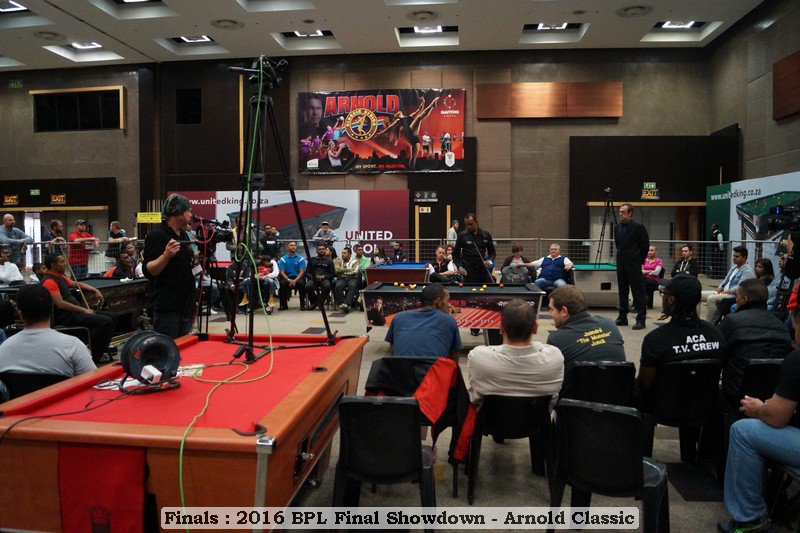 UnitedPool's tweet image. Final in progress..watch it live on streamit360.tv
Arnold Classic, Sandton Convention Centre, Level 2!