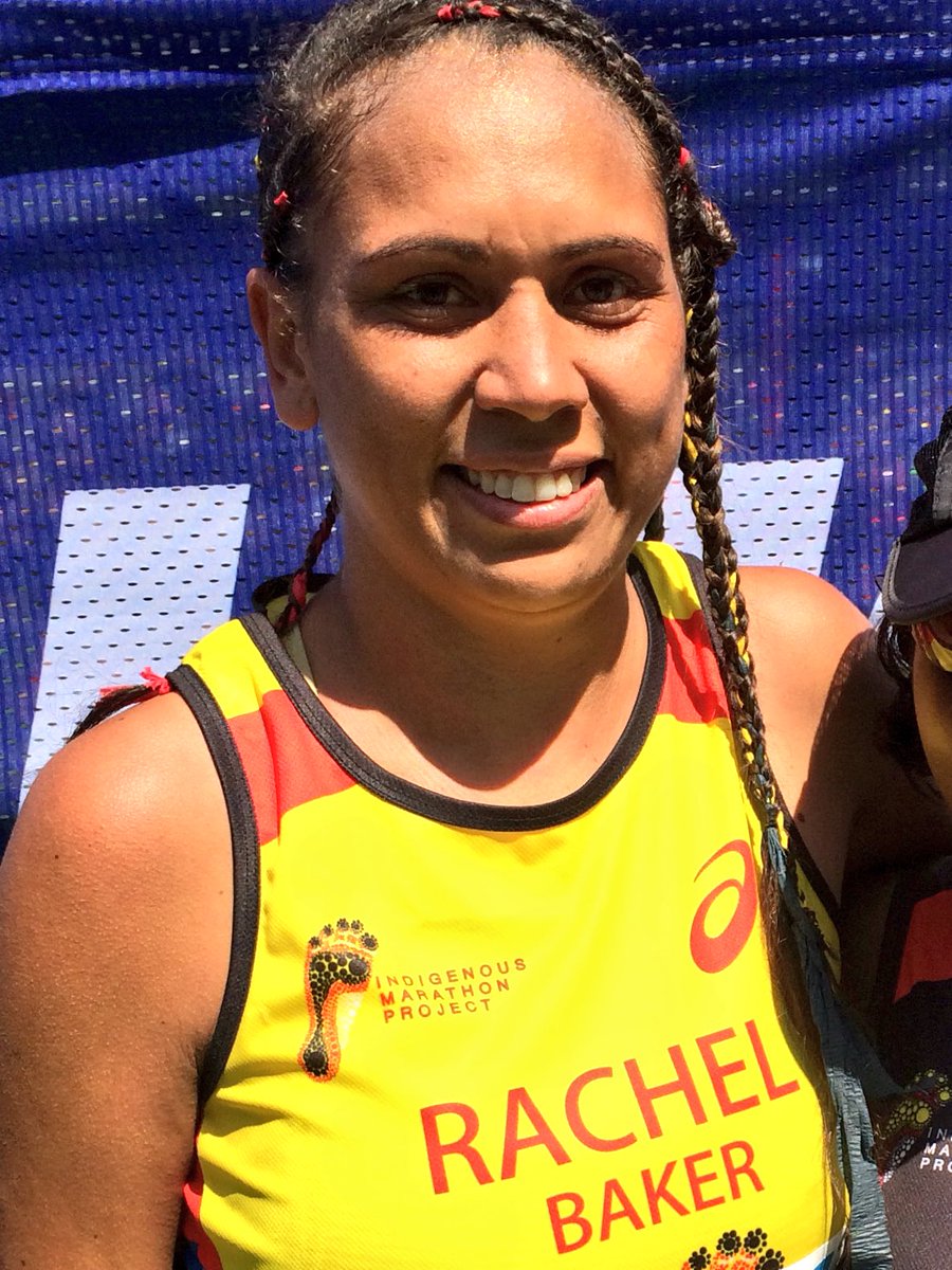 deek207's tweet photo. Aborig Yolngu woman from remote Galiwin'ku trained hard in prep for her 3rd Mthn now 1st Indig Aust to run Rio Mthn https://t.co/fii5dWLQ1u