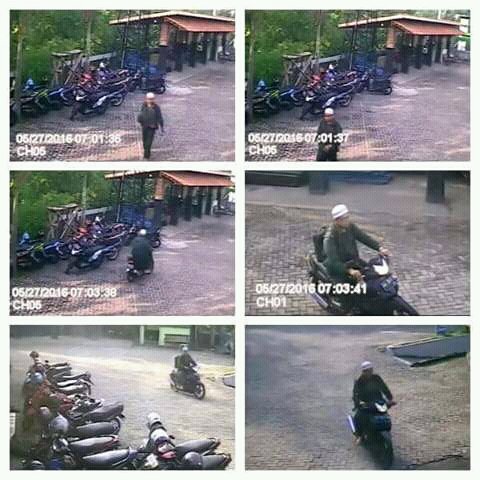IniMagelangKu's tweet photo. #Share foto pencuri Motor terekam cctv lokasi Masjid santren gunungpring #Muntilan kejadian 27/6/16 Jam.07.00 wib https://t.co/FVQOmwo8ab