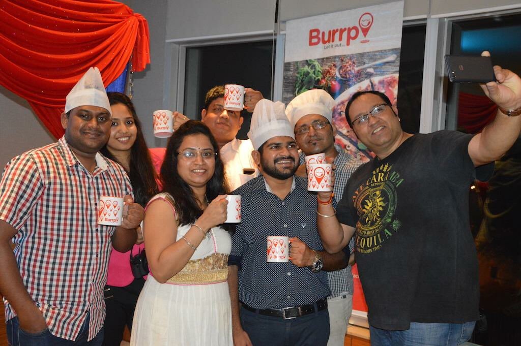 burrp's tweet photo. Throwback to a really fun #CookOffWithBurrp at @FFBengaluru. Striking a pose with Burrp mugs! https://t.co/wDknxMeV7x