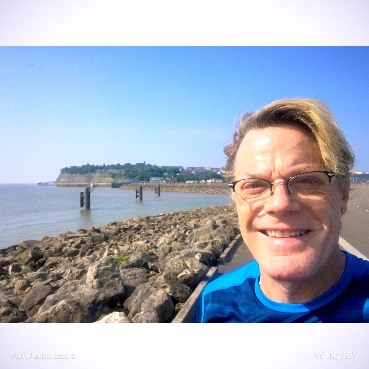 Just out for a HIT run in Cardiff Bay today on day #7 of my 31 cities in 31 days campaigning for #standupforeurope