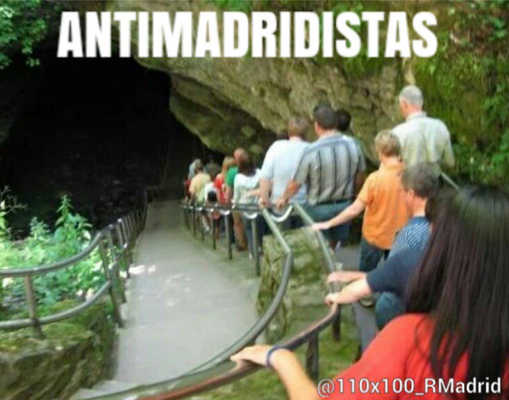 ÚLTIMA HORA:

Largas colas de antimadridistas para entrar en las cuevas.