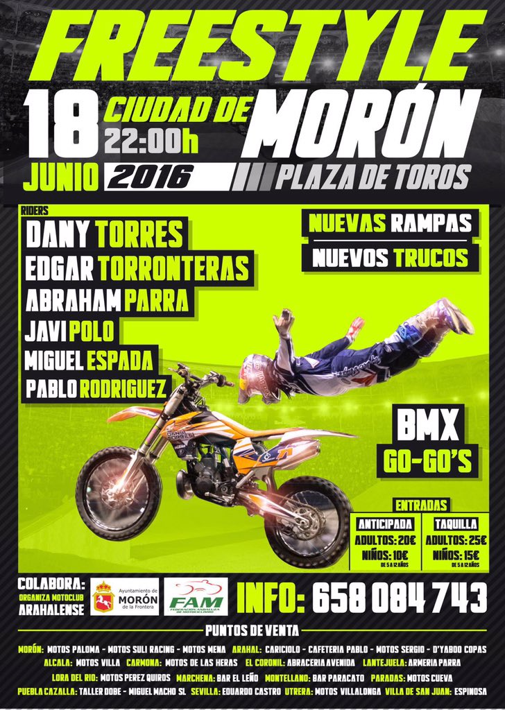 Proxima evento freestyle moron!!!! Te lo vas a perder se vivirá una noche mortaaaa!!! Próximo día 18 os esperamos!!!