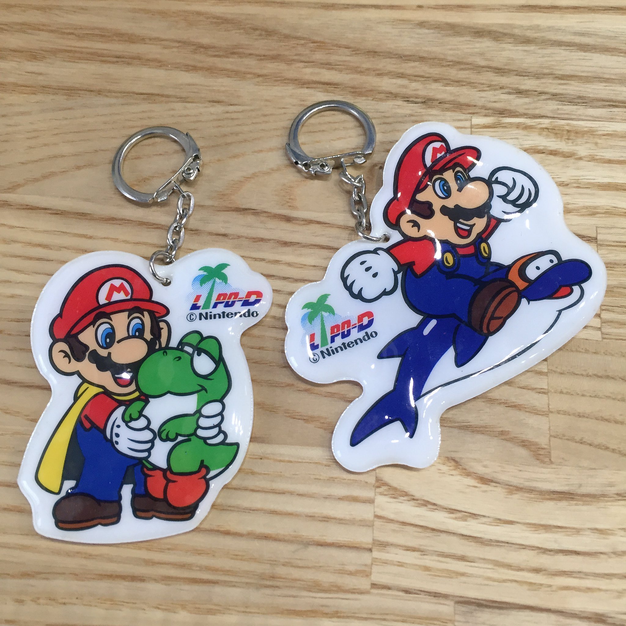 スーパーマリオ カービィ ストラップセット　キャラフルホルダー　当時物 任天堂 - マリオキャラクター キーホルダーセットの通販 by